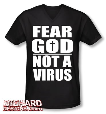 Exclusives "FEAR GOD - NOT A VIRUS" T-Shirt