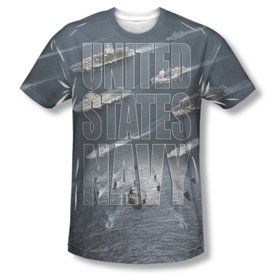 U.S. NAVY "FLEET OF FREEDOM" All-Over T-Shirt