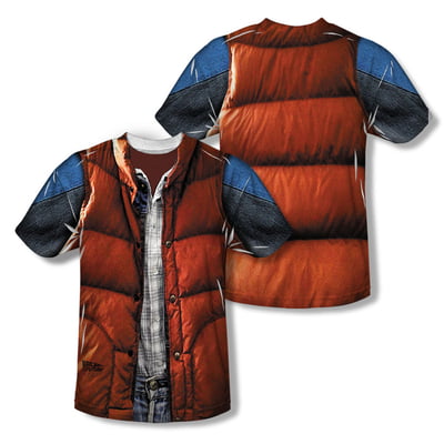 Back To The Future Trilogy™ Back To The Future™ MARTY MCFLY VEST Costume All-Over T-Shirt