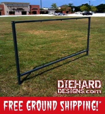 Special: 4’ H x 10’ W Best Banner Frame in the World w/ FREE Ground Shipping!