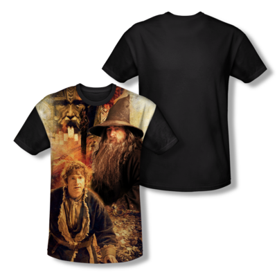 The Hobbit™ Bilbo And Gandalf All-Over T-Shirt