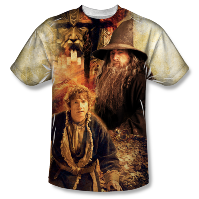 The Hobbit™ Bilbo And Gandalf All-Over T-Shirt
