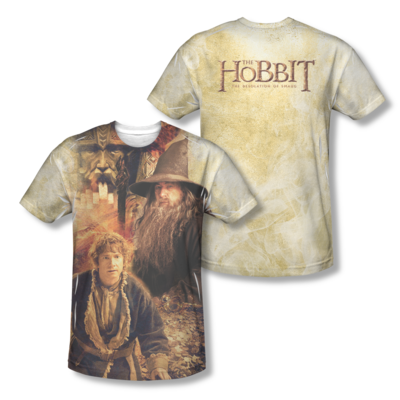 The Hobbit™ Bilbo And Gandalf All-Over T-Shirt