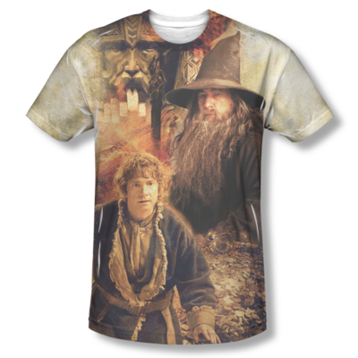 The Hobbit™ Bilbo And Gandalf All-Over T-Shirt