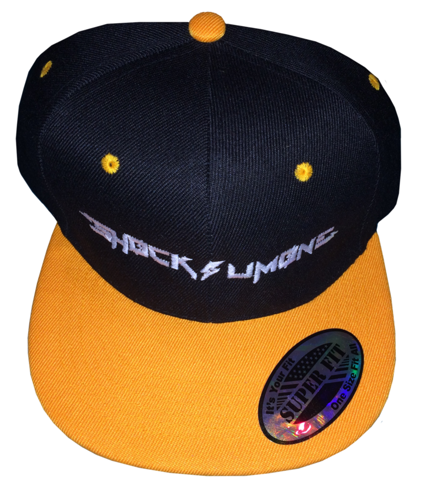 ShockSumOne™ Embroidered Two-Tone Flat Bill SnapBack Cap