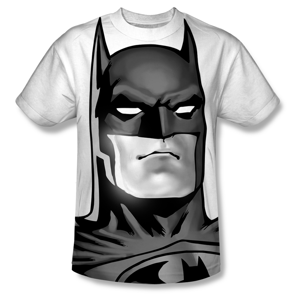 Batman™ CLASSIC N\' All-Over BLACK T-Shirt WHITE