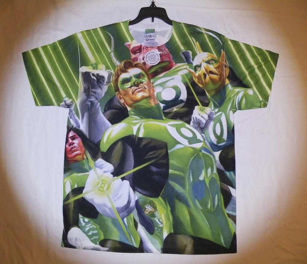 Green Lantern™ HIGH BEAMS All-Over T-Shirt - Adult Large (LAST 1 LEFT!)