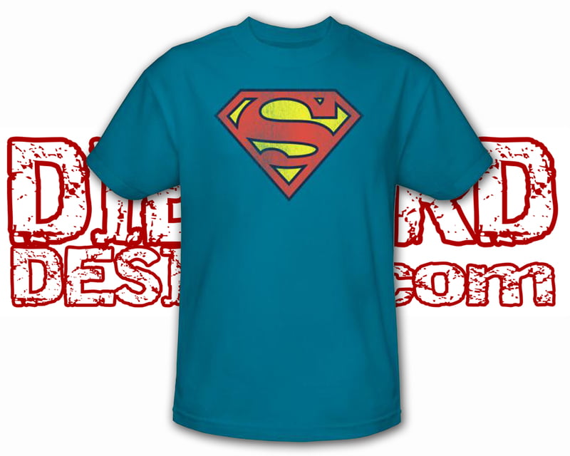 Superman™ RETRO DISTRESSED SHIELD Apparel