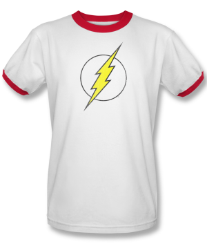 Flash™ Distressed Logo Ringer T-Shirt