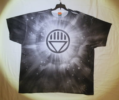 Black Lantern™ Symbol All-Over T-Shirt - Adult 3XL (LAST 1 LEFT!)