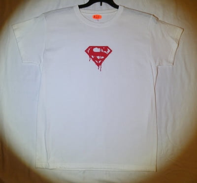 Death of Superman™ "BLOOD SHIELD" T-Shirt - Juniors Medium (LAST 1 LEFT!)