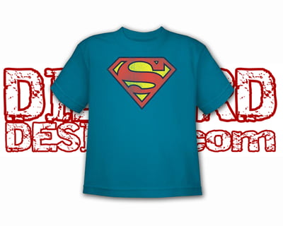 Superman™ RETRO DISTRESSED SHIELD Apparel