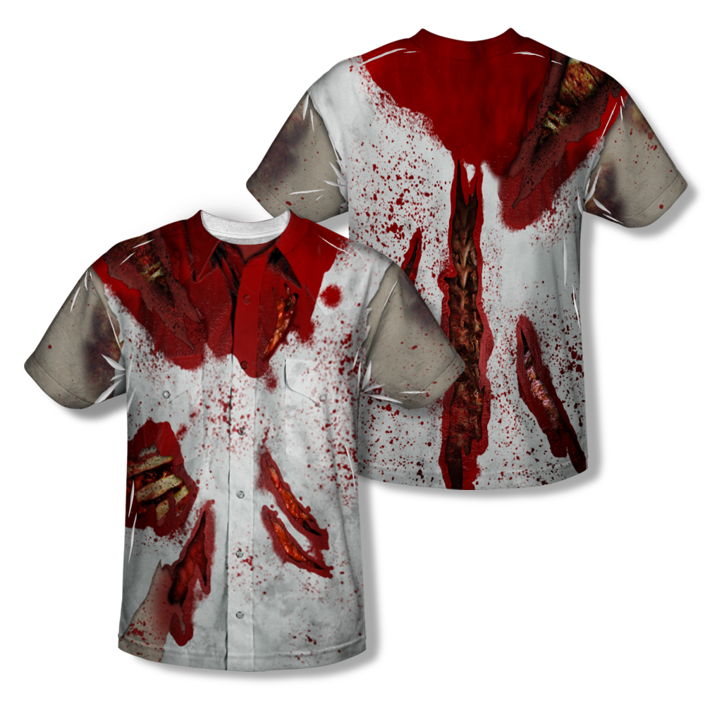 Ripped Up Zombie All-Over T-Shirt