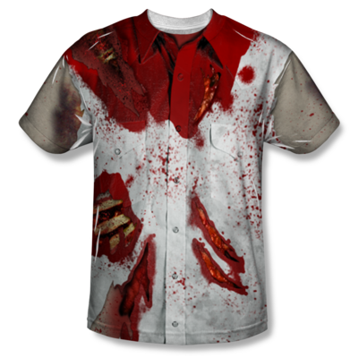 Ripped Up Zombie All-Over T-Shirt