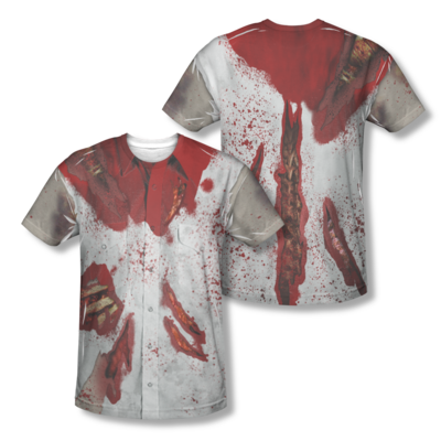 Ripped Up Zombie All-Over T-Shirt
