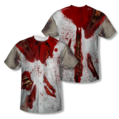 Ripped Up Zombie All-Over T-Shirt