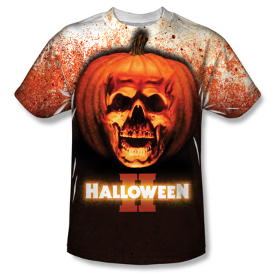 Halloween II™ PUMPKIN SKULL All-Over T-Shirt