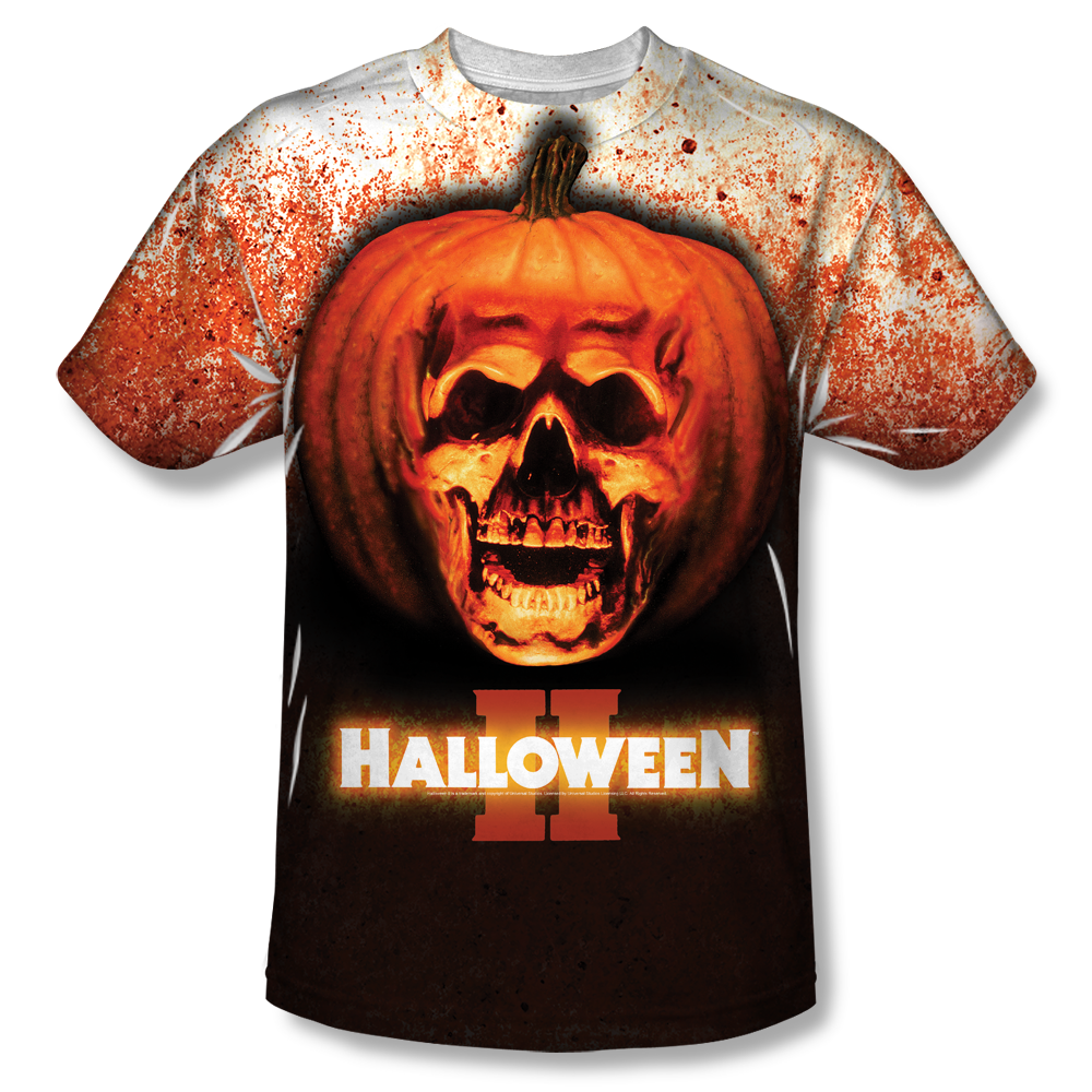 Download Halloween II™ PUMPKIN SKULL All-Over T-Shirt