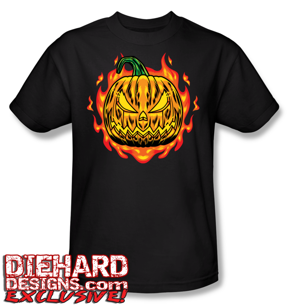 Fiery Jack O' Lantern T-Shirt
