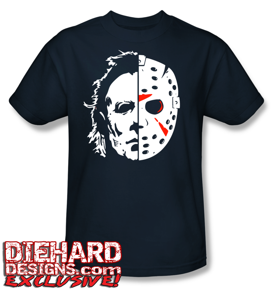 Michael vs Jason "SPLIT FACE" T-Shirt