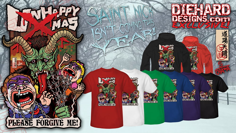 Krampus "Unhappy X-Mas" Apparel