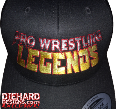 Pro Wrestling Legends™ Embroidered 6-Panel Structured Snapback Retro Trucker Hat