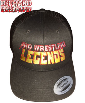 Pro Wrestling Legends™ Embroidered 6-Panel Structured Snapback Retro Trucker Hat