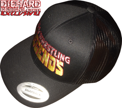 Pro Wrestling Legends™ Embroidered 6-Panel Structured Snapback Retro Trucker Hat