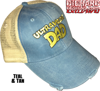 Insane Lane™ "ULTRA VIOLENT DAD" Embroidered Distressed Ollie Cap