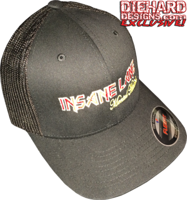 Insane Lane™ "PIECE OF MIND" Embroidered 6-Panel Structured Snapback Retro Trucker Hat