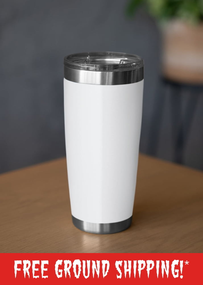 Custom 20oz Stainless Steel Double Wall Tumblers - Full Print