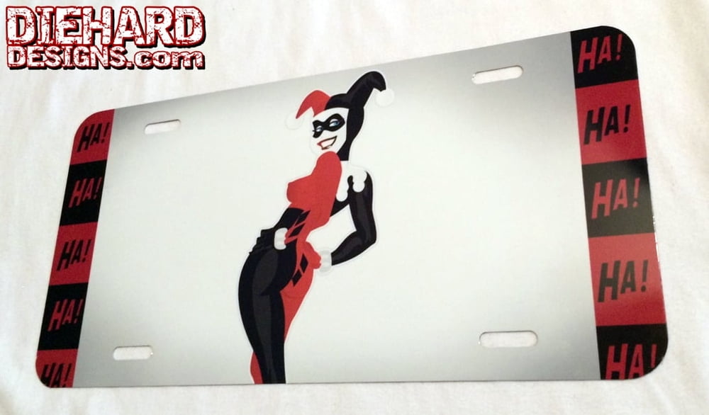 Harley Quinn™ "Hottie" from Batman: The Animated Series™ - Vanity License Plate w/ FREE GROUND SHIPPING!*