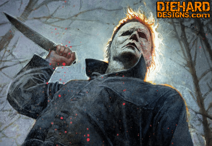 New Image of Michael Myers Brandishing Blade - DiehardDesigns.com