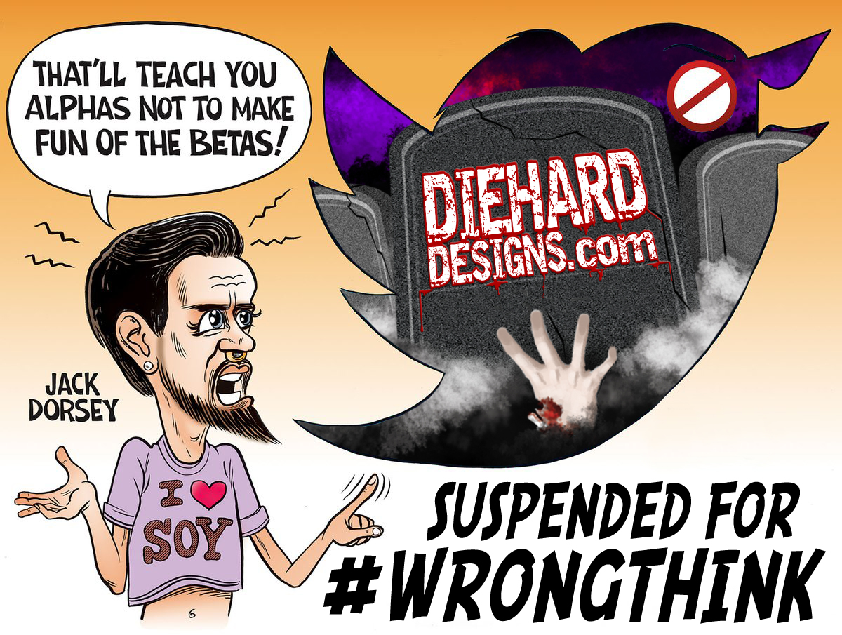 Twitter Suspended Diehard Designs MEME