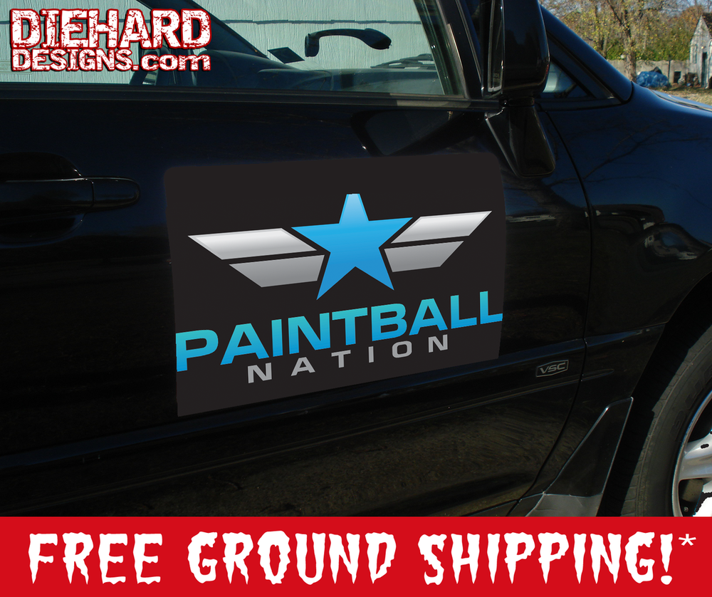 Custom Full Color Car Magnet + FREE GROUND SHIPPING!*