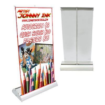 Custom Full Color Deluxe Mini Retractable Banner Kit